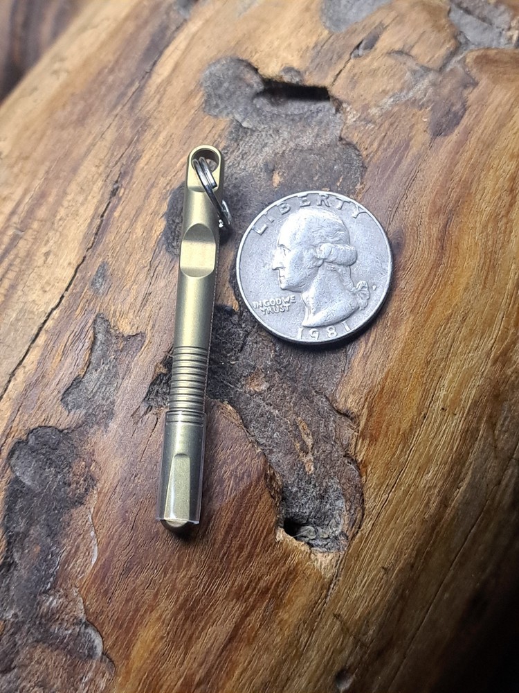 EDC Anodized Titanium Keychain Tweezers