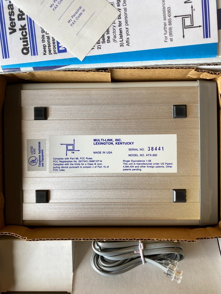 Versa-Link ATX-300 call processor NEW in box