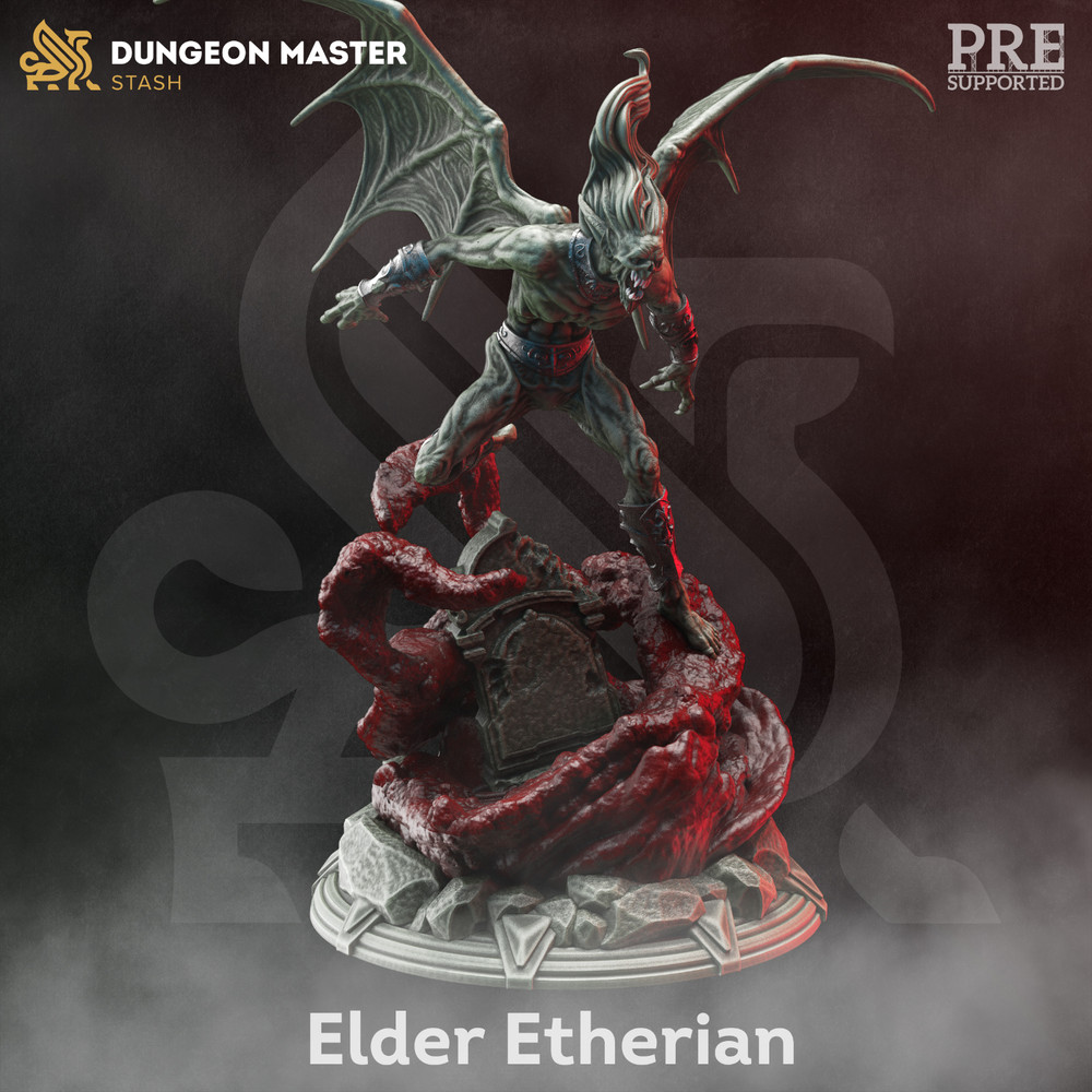 D&D Elder Vampire Mini 32mm Scale (unpainted)
