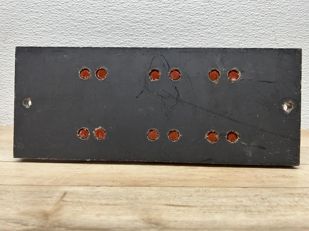 Vtg BARKELEW 20A Solid Copper Connectors Pull Out Lectrical Cylinder Fuse Panel