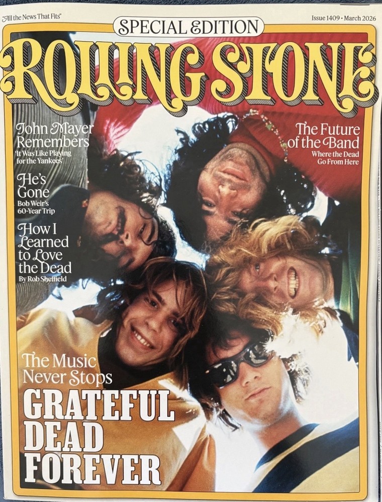 TIME & ROLLING STONE SPECIAL EDITION 2 MAGS MARCH 2026 GRATEFUL DEAD BOB WEIR