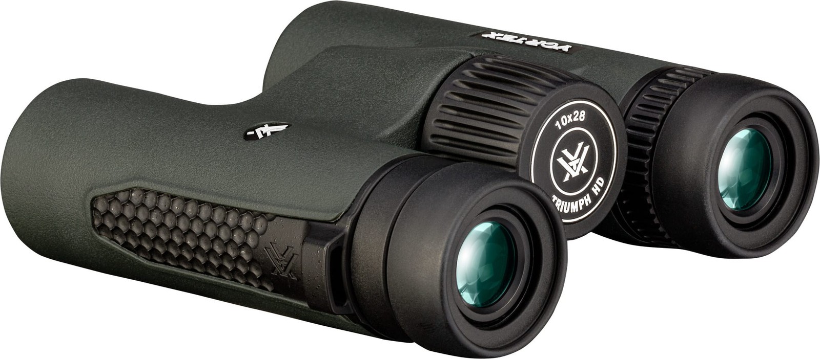 Vortex Triumph HD 10x28 Compact Binoculars, Green (TRI-1028)