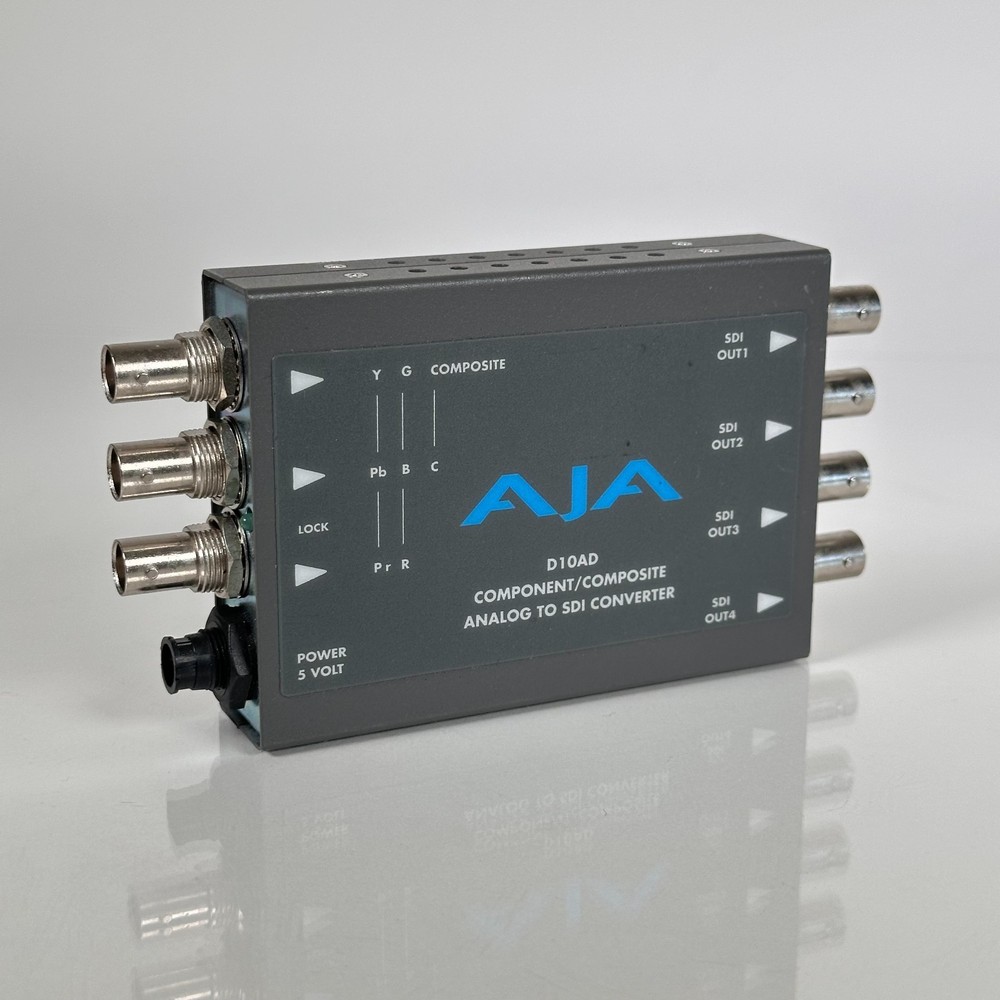 AJA D10AD Component/Composite Analog To SDI Converter