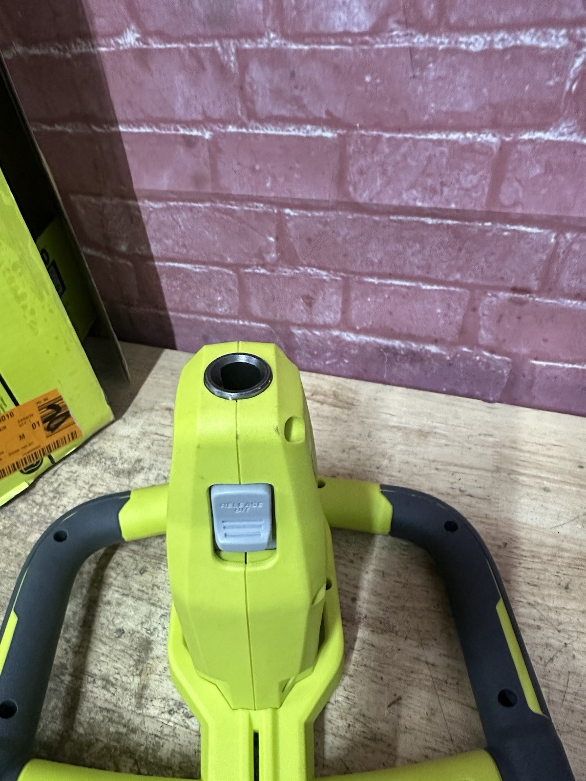 RYOBI ONE+ 18V Cordless Earth Auger with 3 in. Bit (Tool Only) P29016BTL