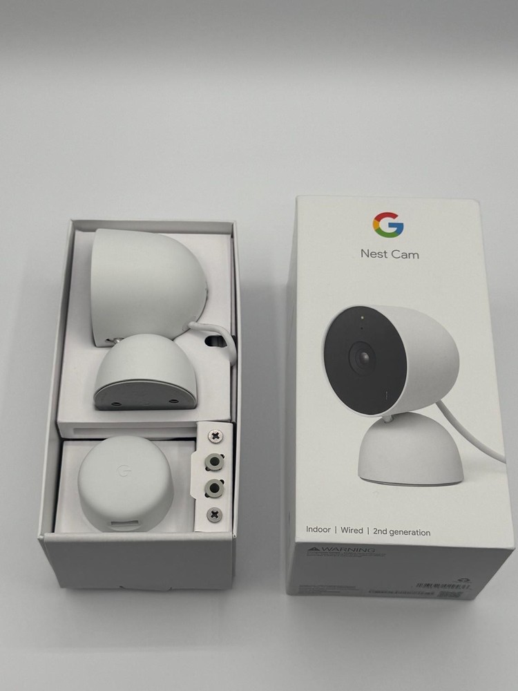 Google Nest Security Indoor Wired Camera 2nd Generation - Snow White