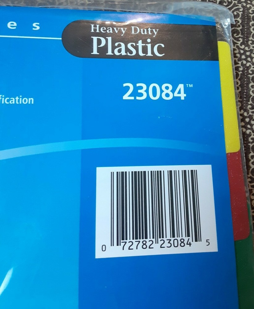 Avery Plastic Tab Divider - Blank - 8.50" X 11" - Multicolor Divider -