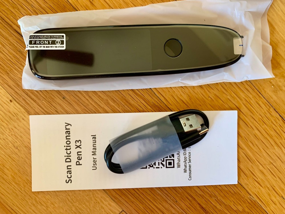 Portable Pen Scanning Translator for Language Learners Electronic Dictionary