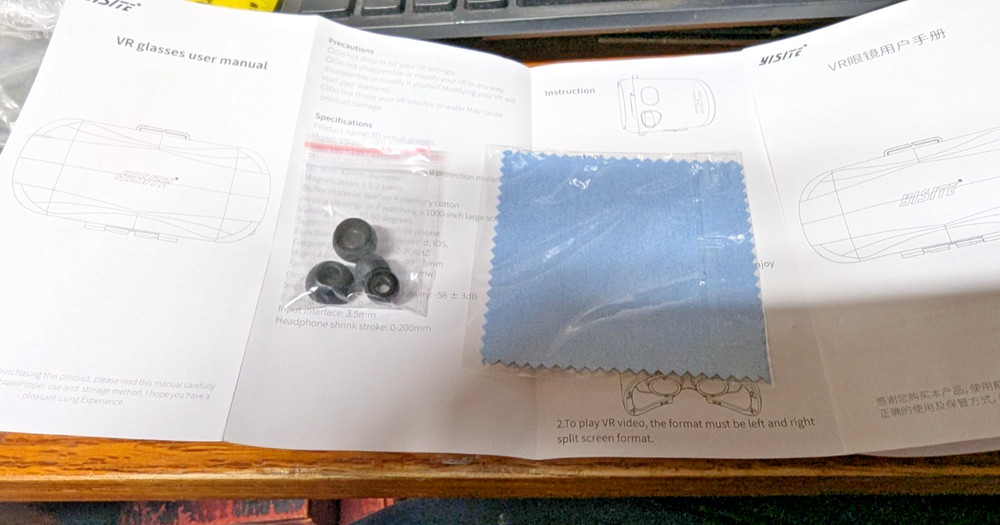 3D VR Glasses Virtual Reality Glasses VR Headset IMMERSIVE VISUAL EXPERIENCE