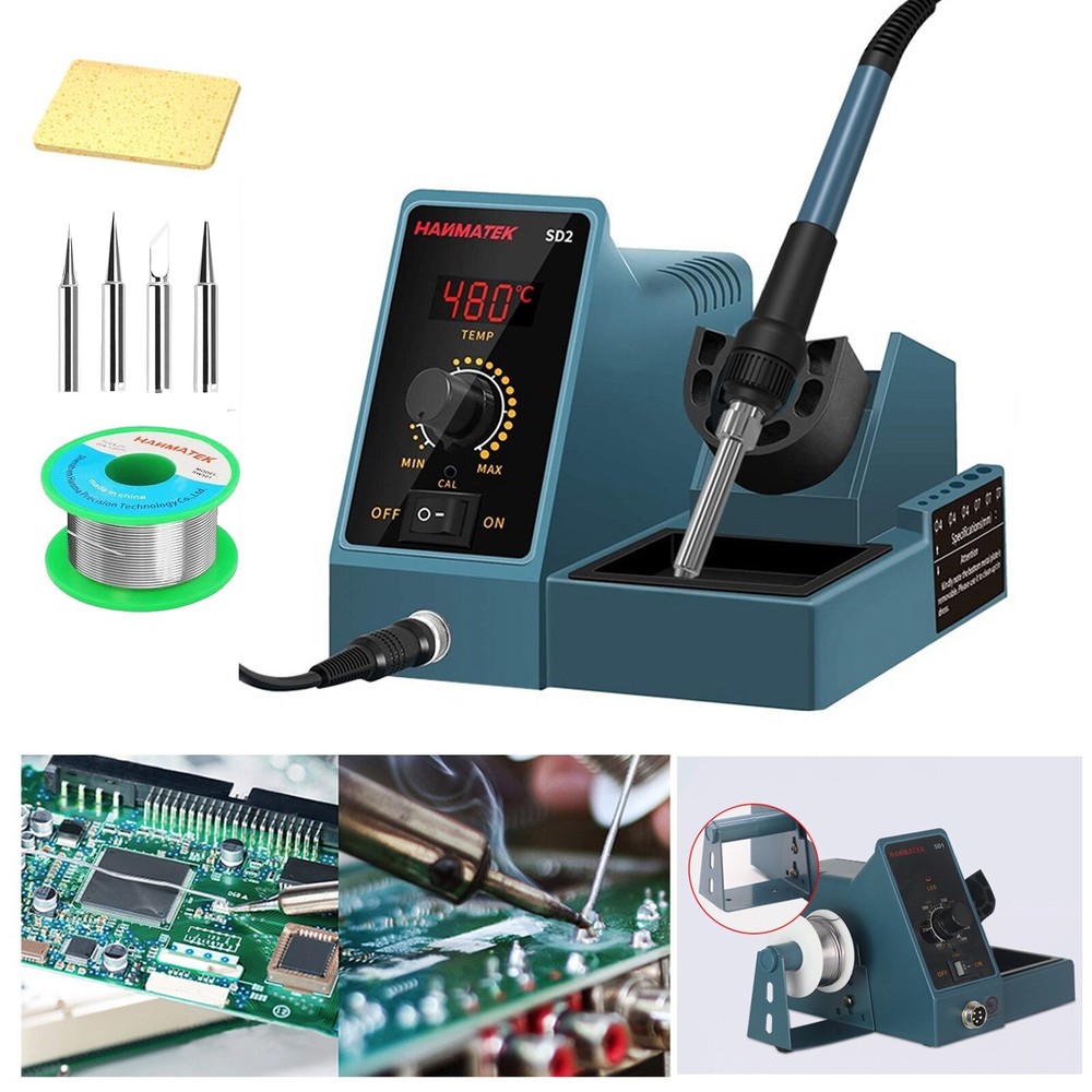 SOLDERING IRON STATION Adjustable Temperature Rapid Heating Bracket KitxR