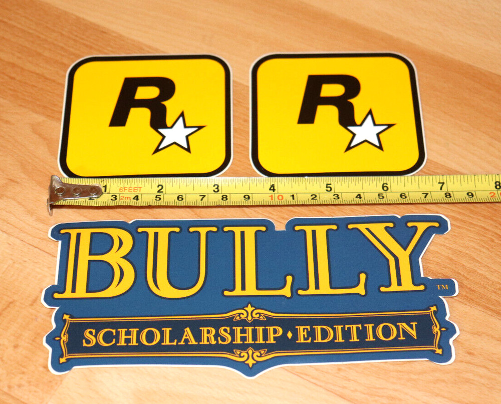 Bully Scholarship Edition Old Promo Sticker Set Gamescom PC Windows