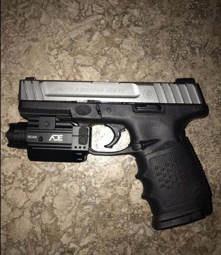Strobe Green Laser+Flashlight for SW Smith Wesson M&P SD40VE SD40 SD9 VE Shield