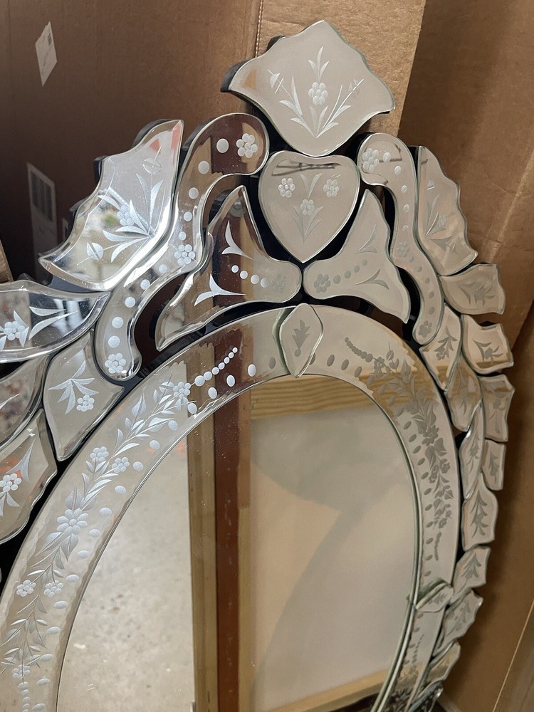 Ernhart Oval Venetian-Style Mirror
