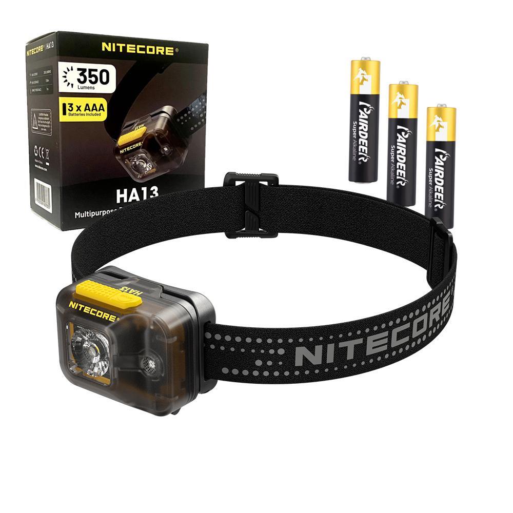 NITECORE HA13 Multipurpose Dual Beam AAA Headlamp - Batteries Included