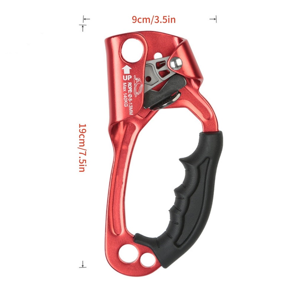 Right Hand Ascender Rock Climbing Tree Arborist Rappelling Supporting 308Ib