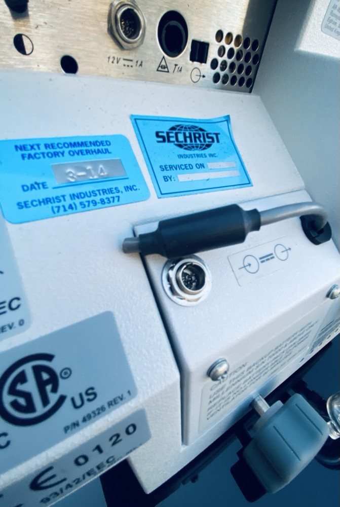 Sechrist Industries Millenium Unit Untested No Power Supply