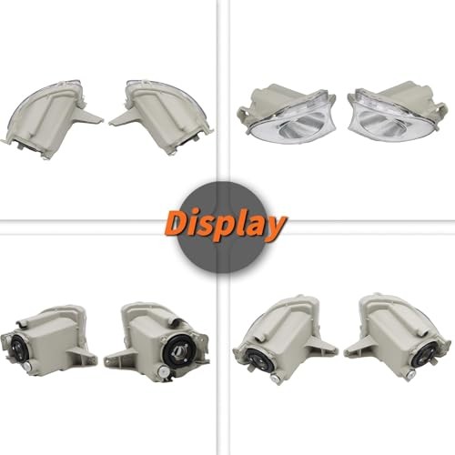 Fog Lights Assembly Compatible with ES350 2010 2011 2012 Pair Left & Right