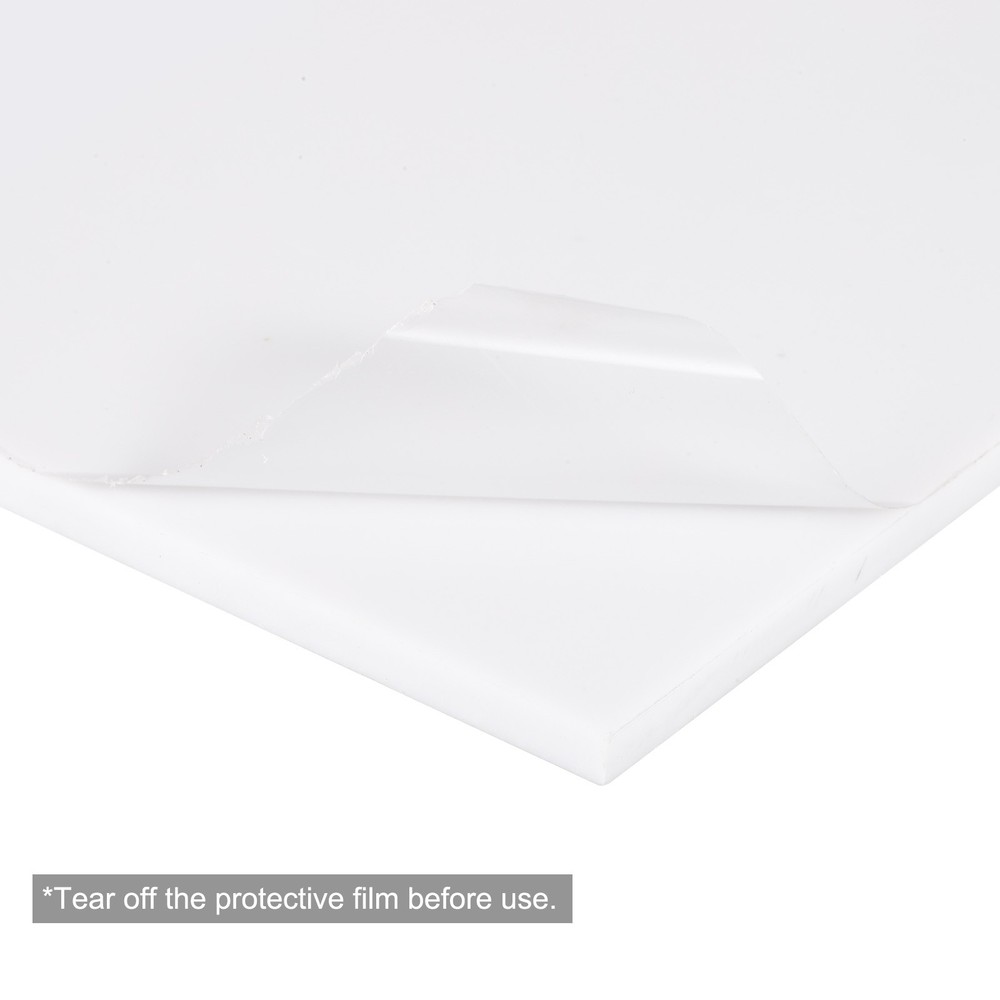 ABS Plastic Sheet 7" x 4" x 0.2" ABS Styrene Sheets White 4 Pcs