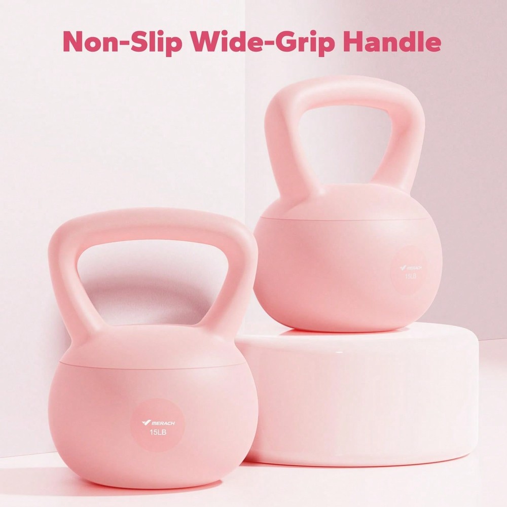 MERACH Soft Kettlebell, Non-Slip Wide-Grip Handle, Soft Cushioned-FGQA