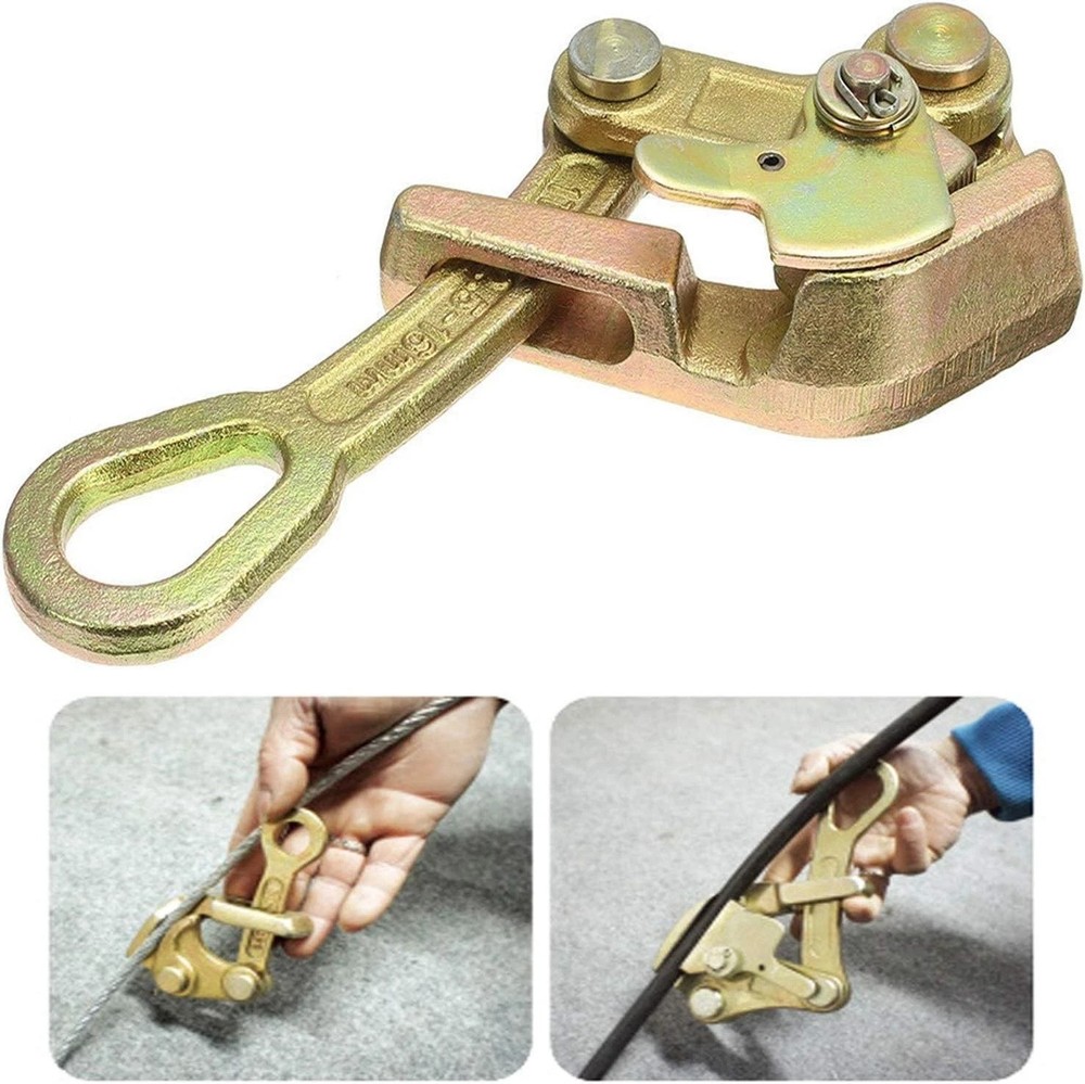 Cable Grip Wire Gripper Steel Cable Puller Tool for Wire Rope,Pulling 4408 Lb...