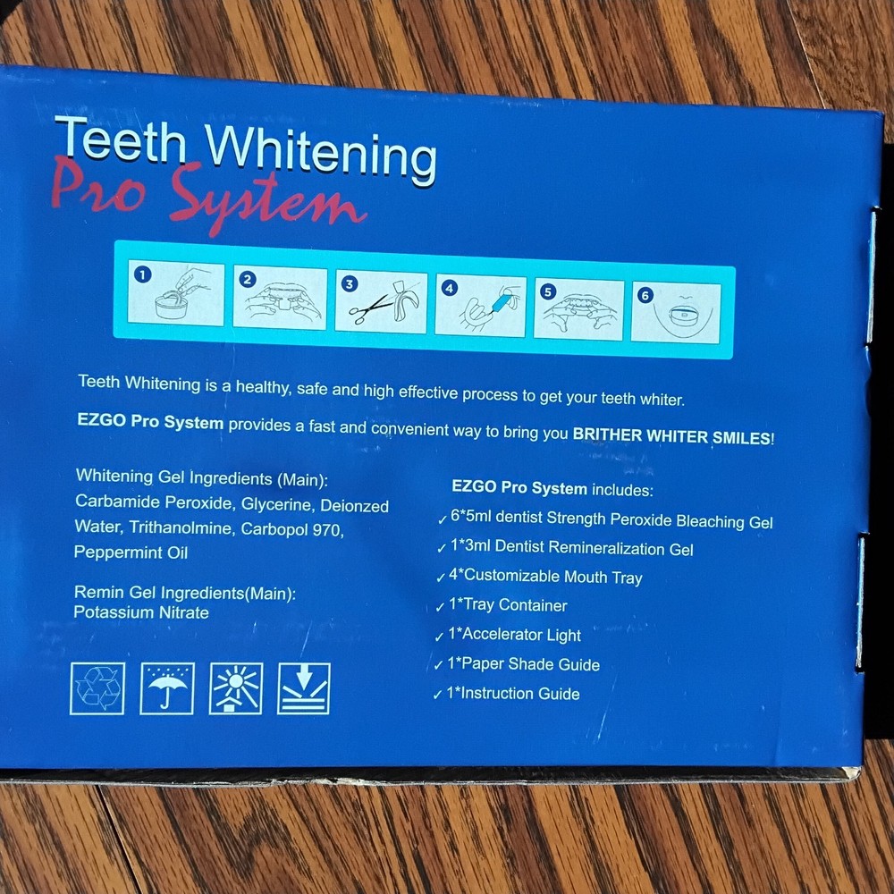 EZGO Teeth Whitening Pro System #1 System Used By Dentists
