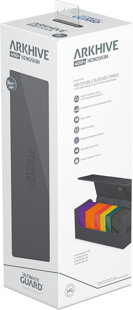 Ultimate Guard Arkhive 400+ XenoSkin Monocolor Grey Multicolor