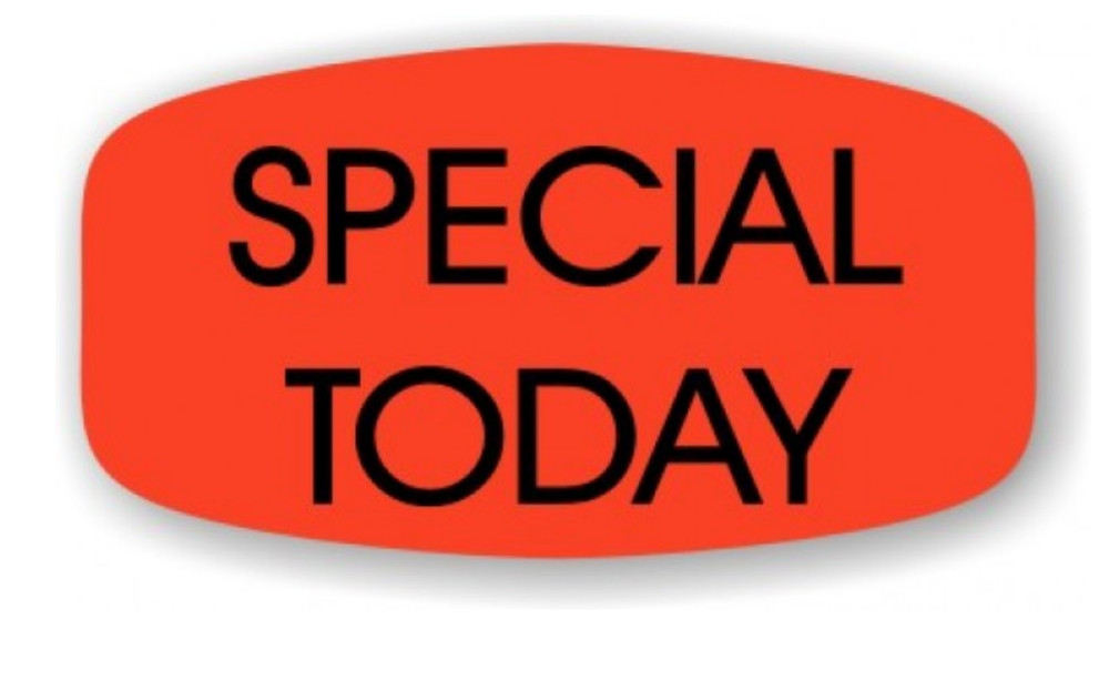 SPECIAL TODAY MERCHANDISE LABELS 1000 PER ROLL STICKERS