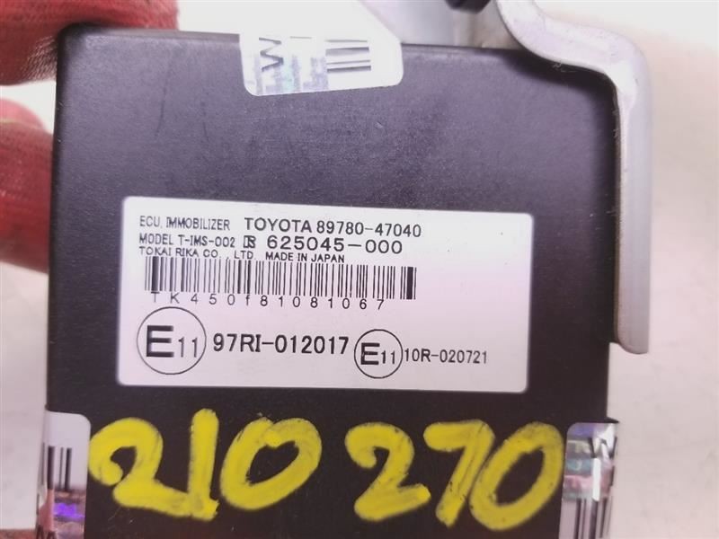06-08 TOYOTA PRIUS ANTI THEFT LOCKING CONTROL MODULE CHASSIS ECM ASSEMBLY