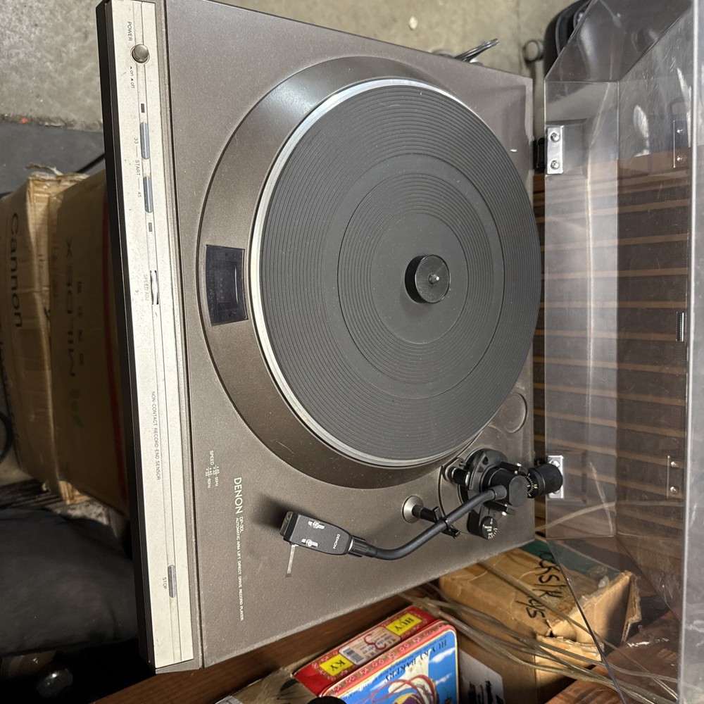 Denton Dp30l Turntable Tested Vintage