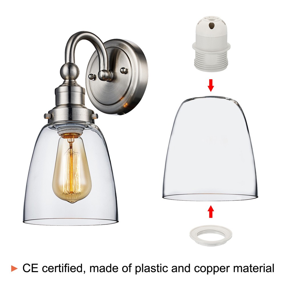 10Pcs E26/E27 Bulb Socket 58x39mm Screw Thread 24mm LED Lamp Holder White