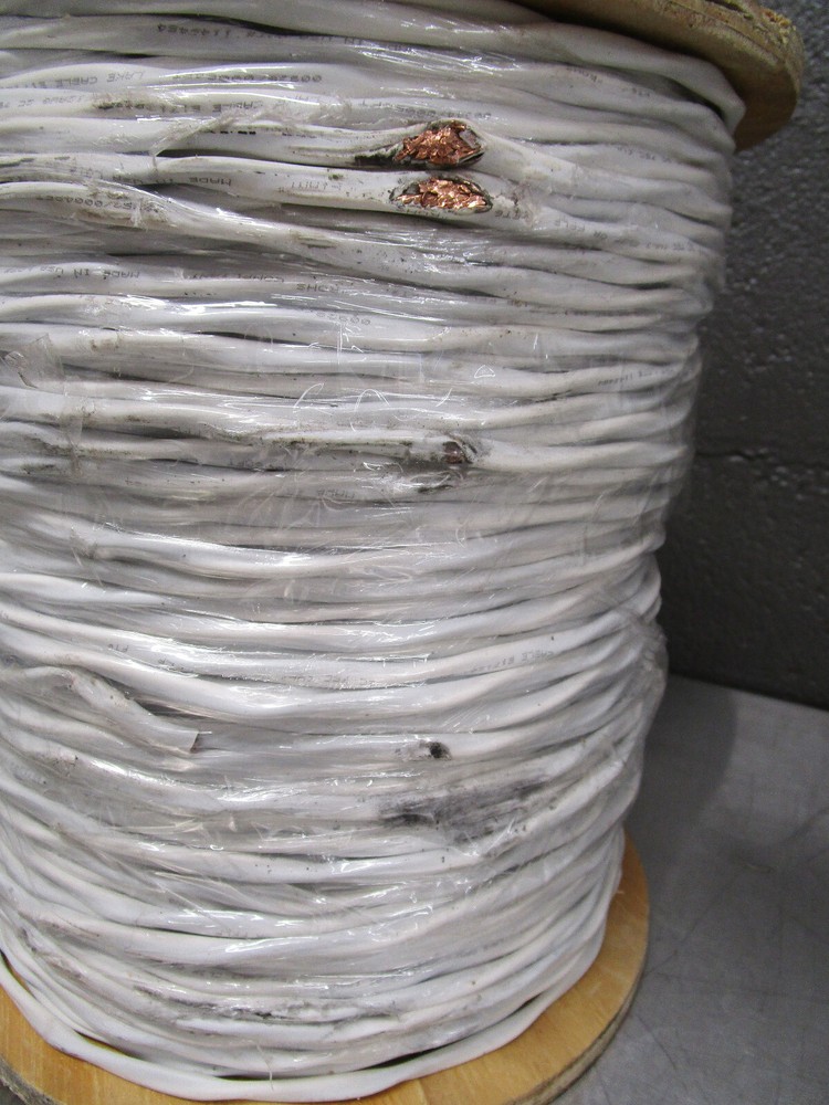 AL-1202C-2-2N-01 White Communications Cable Plenum 900 Feet