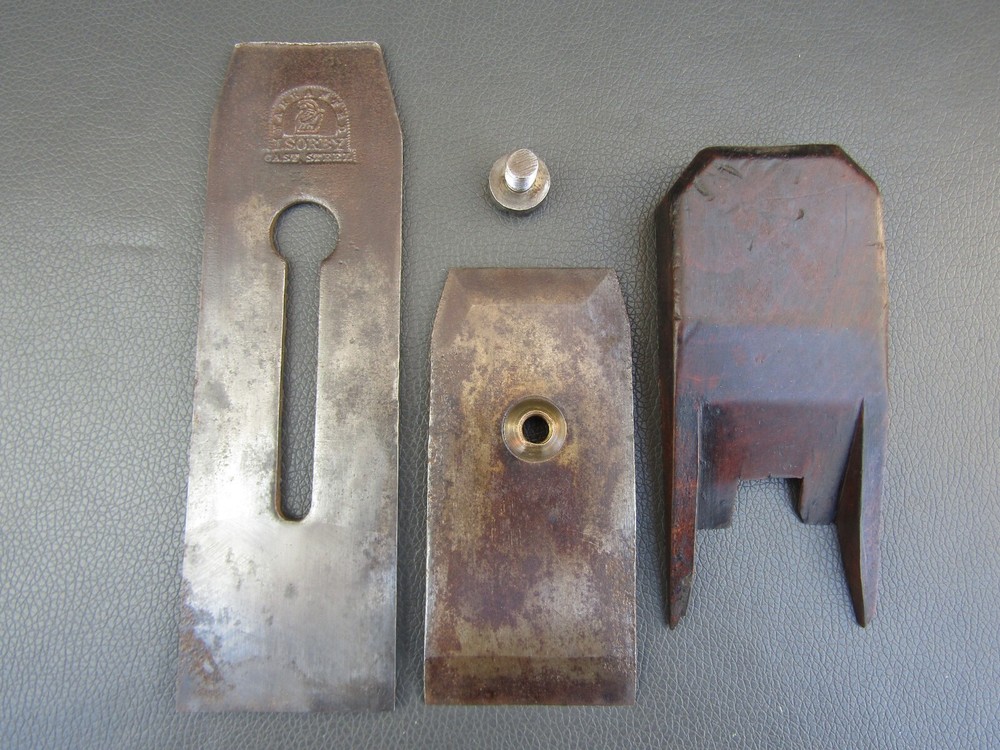 Wooden 16" jack plane vintage old tool with offset handle