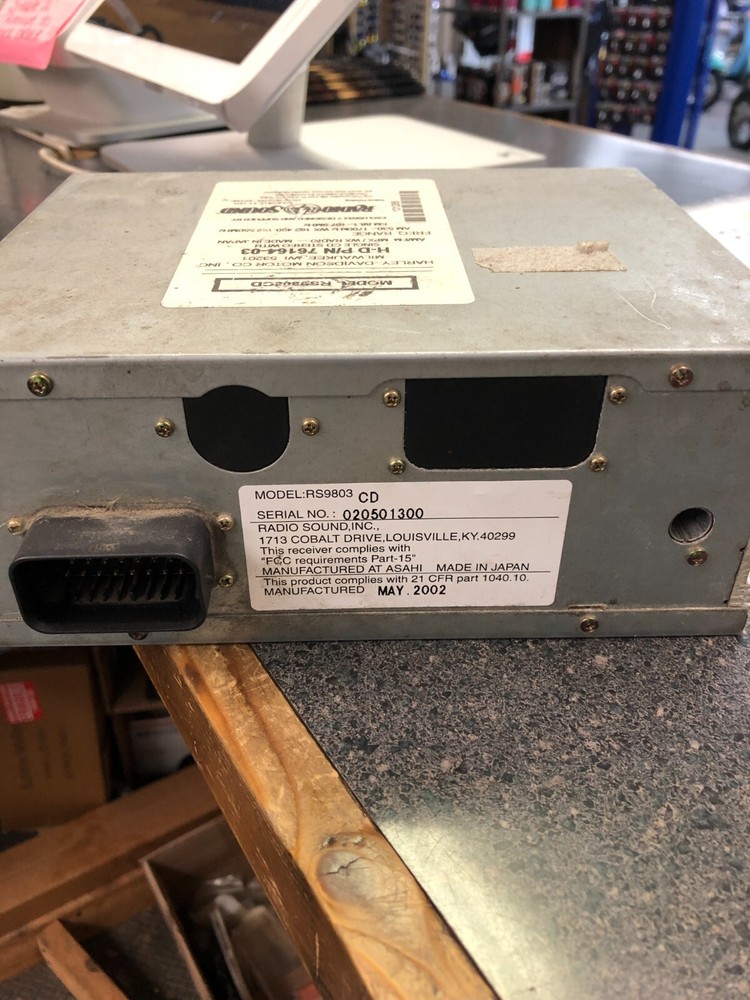 Harley Davidson Radio/ CD Player Model RS9803CD