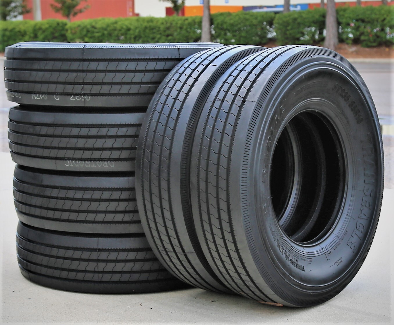 4 Tires Transeagle All Steel ST Radial ST 235/85R16 Load H 16 Ply Trailer