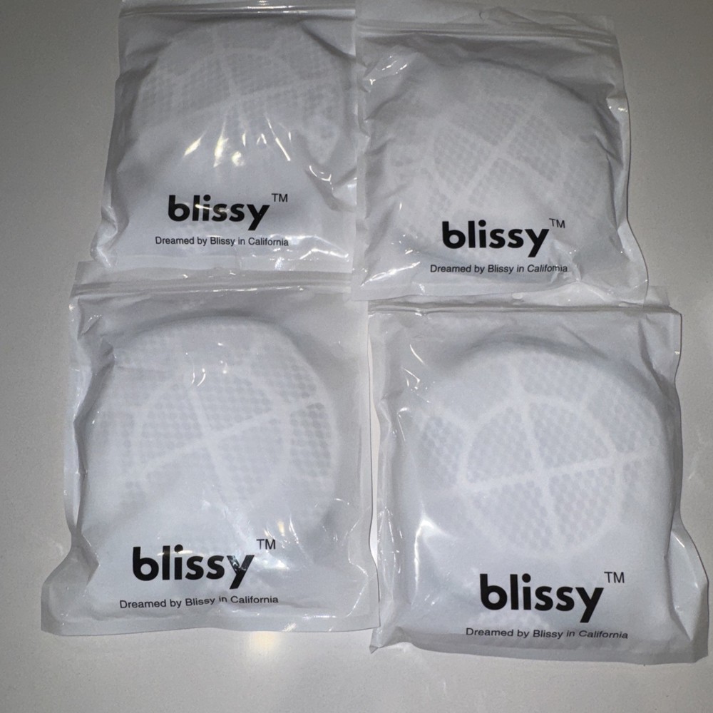 BLISSY White Mesh Laundry Bags x2: Rectangular & Cylindrical. NEW.