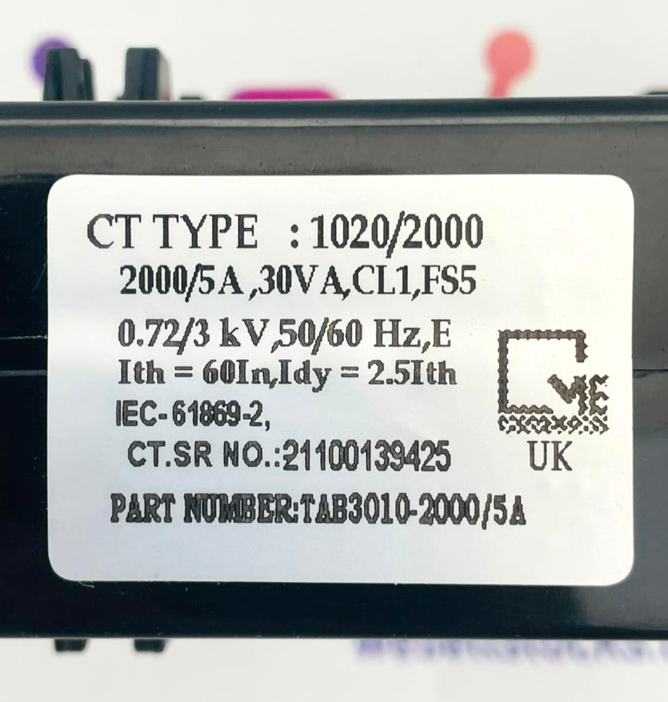 MICRON ELECTRIC TAB1020-2000/5A Current Transformer 2000/5A