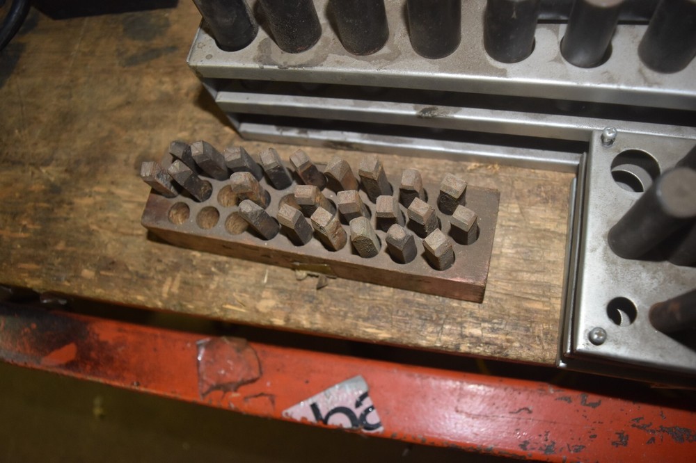 42 USED LARGE TRANFER PUNCHES