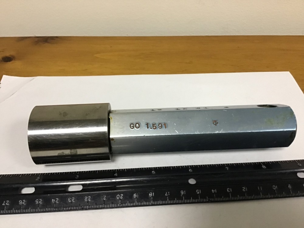 Used 1.591" Cylindrical Plug Gauge, Class Y