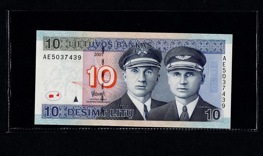 LITHUANIA 10 LITU 2007 P-68 UNC