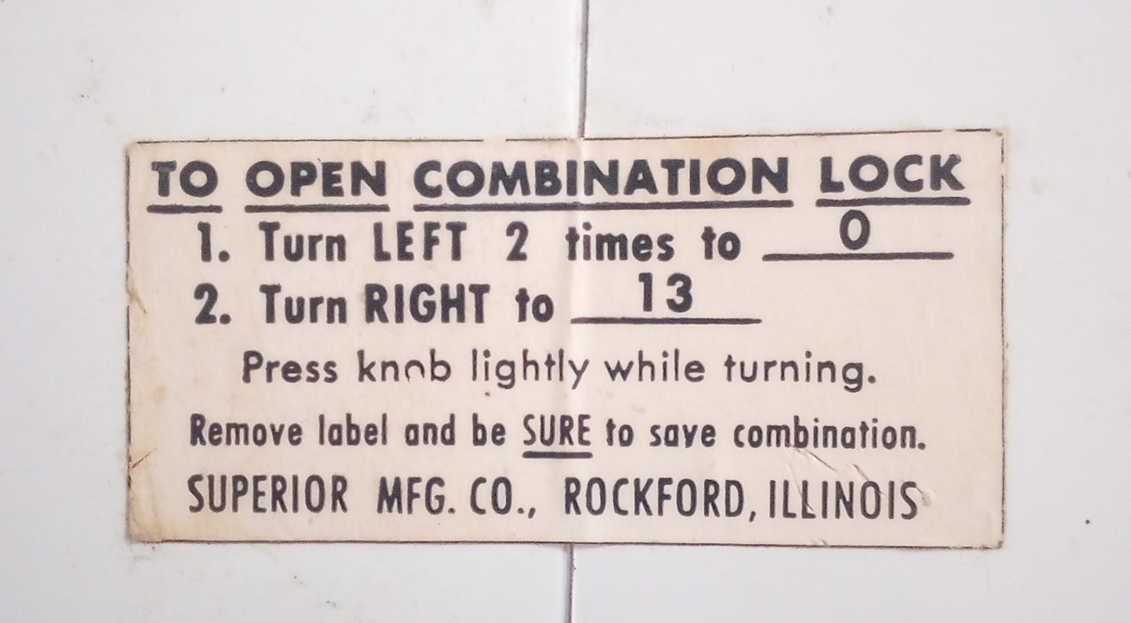 1940's-50's Superior Prescription Pill Metal Cabinet NOS With The Original...