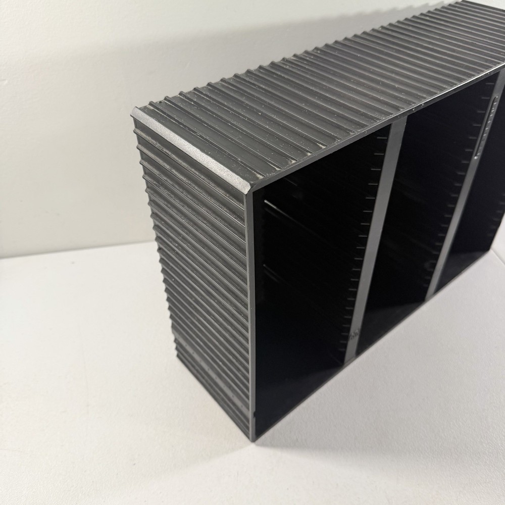 Laserline CD60 Storage Rack Wall Mount Black Hard Plastic 60 CD Holder