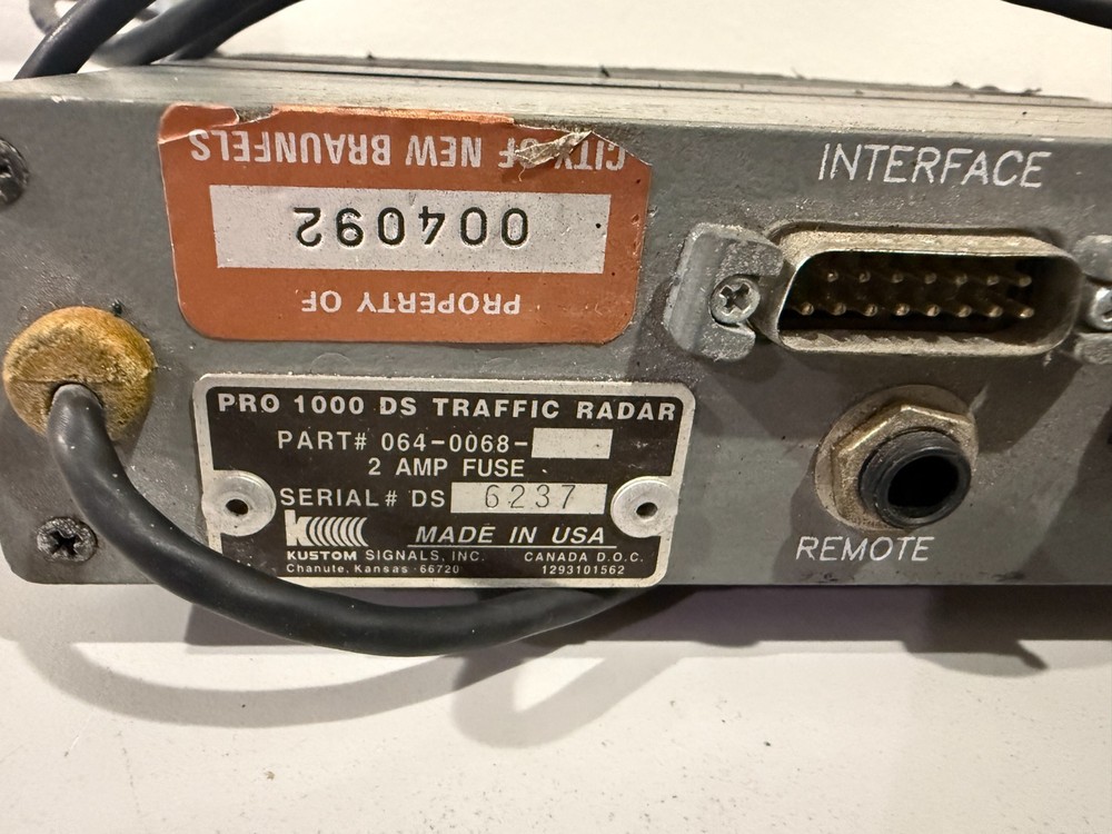 Kustom Signals Pro-1000 DS Radar