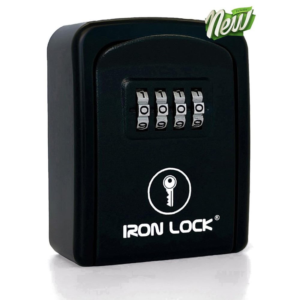 ® - Wall Mount Key Lock Box with 4-Digit Combination, Resettable Code, A B Sw...