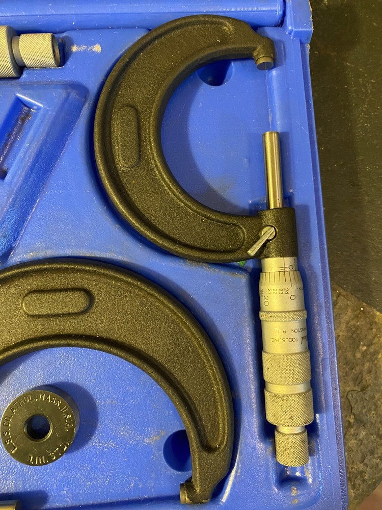 Central Tools 3 Piece Outside Micrometer Set with case