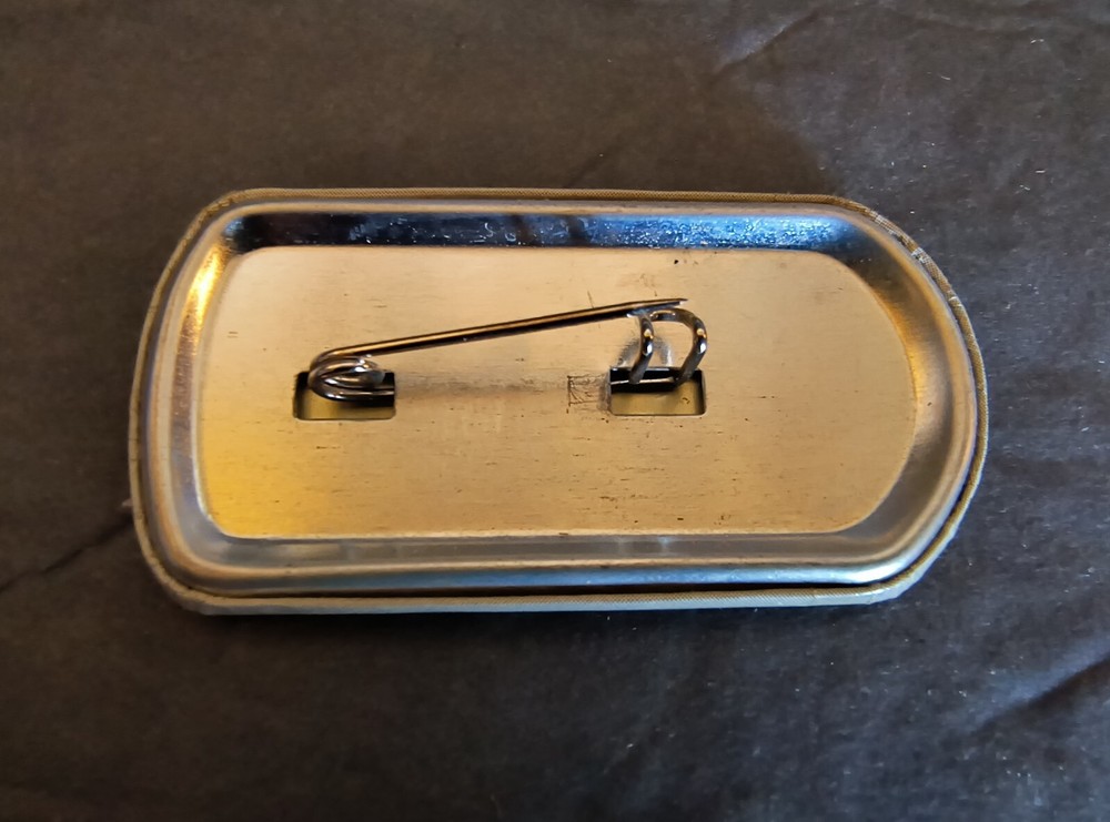 Antique Beer Can Tecate Pin Advertising Button Pull Tab Top 2" Pin Back RARE