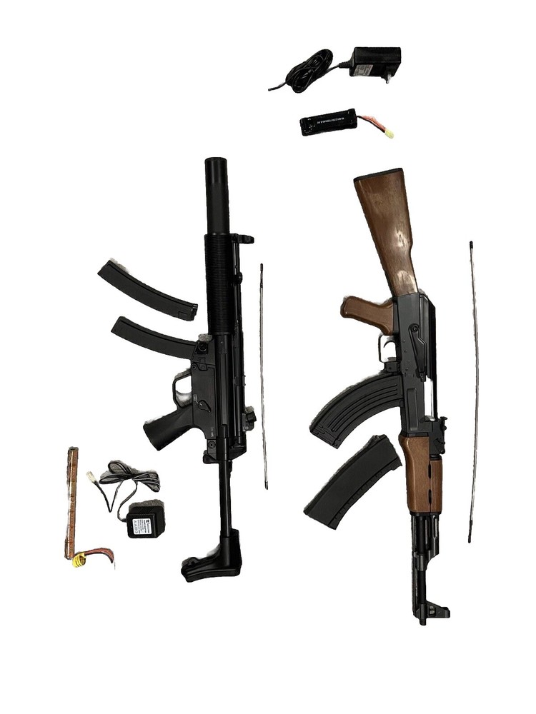 HK MP5 AEG & Lancer Tactical AK47 AEG