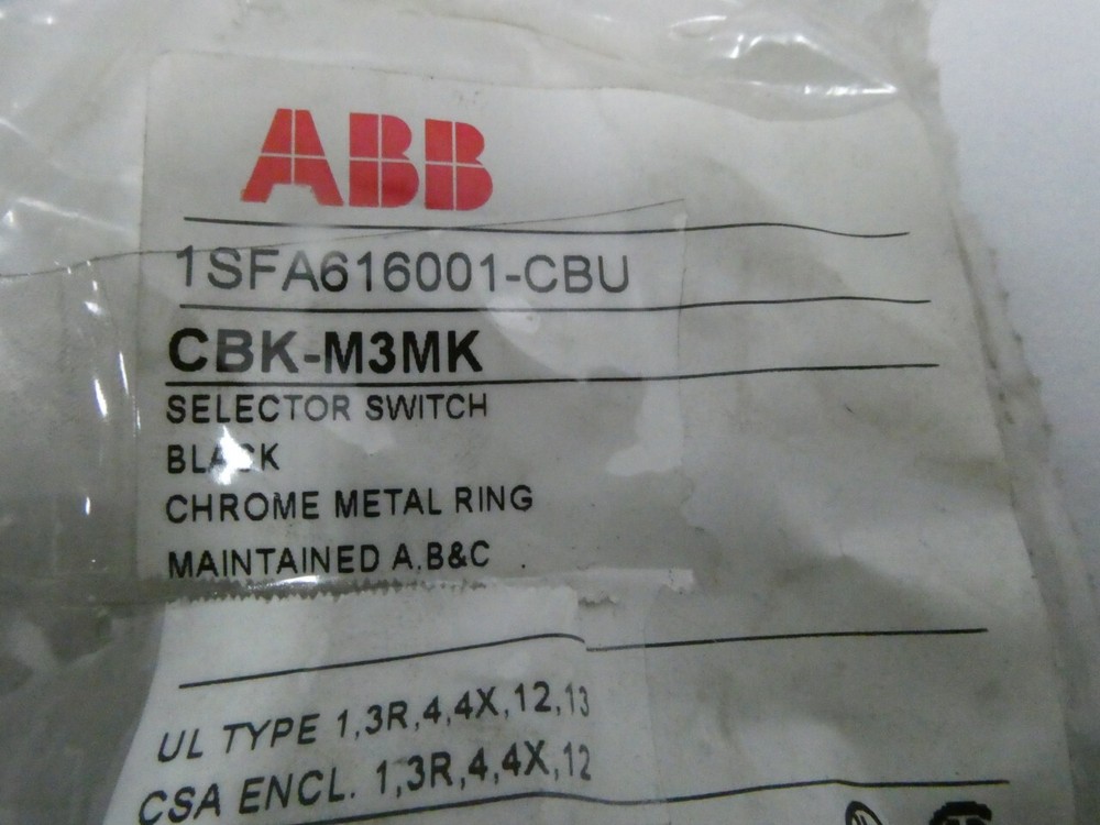 Abb CBK-M3MK Selector Switch