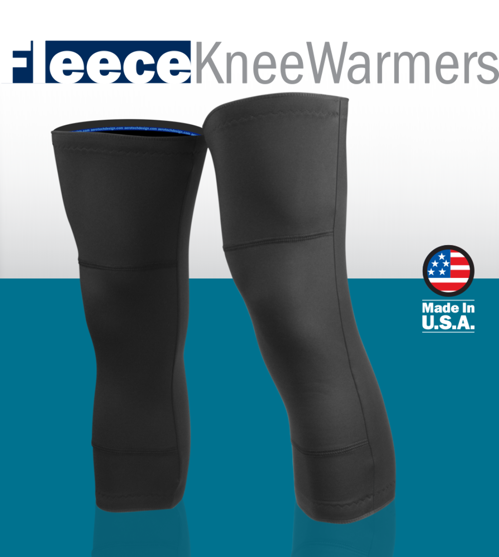 Aero Tech USA Classic Cold Weather Double Layered Knee Warmers