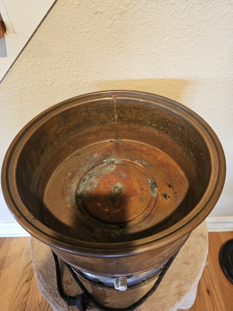 Antique Electric Copper Slow Cooker