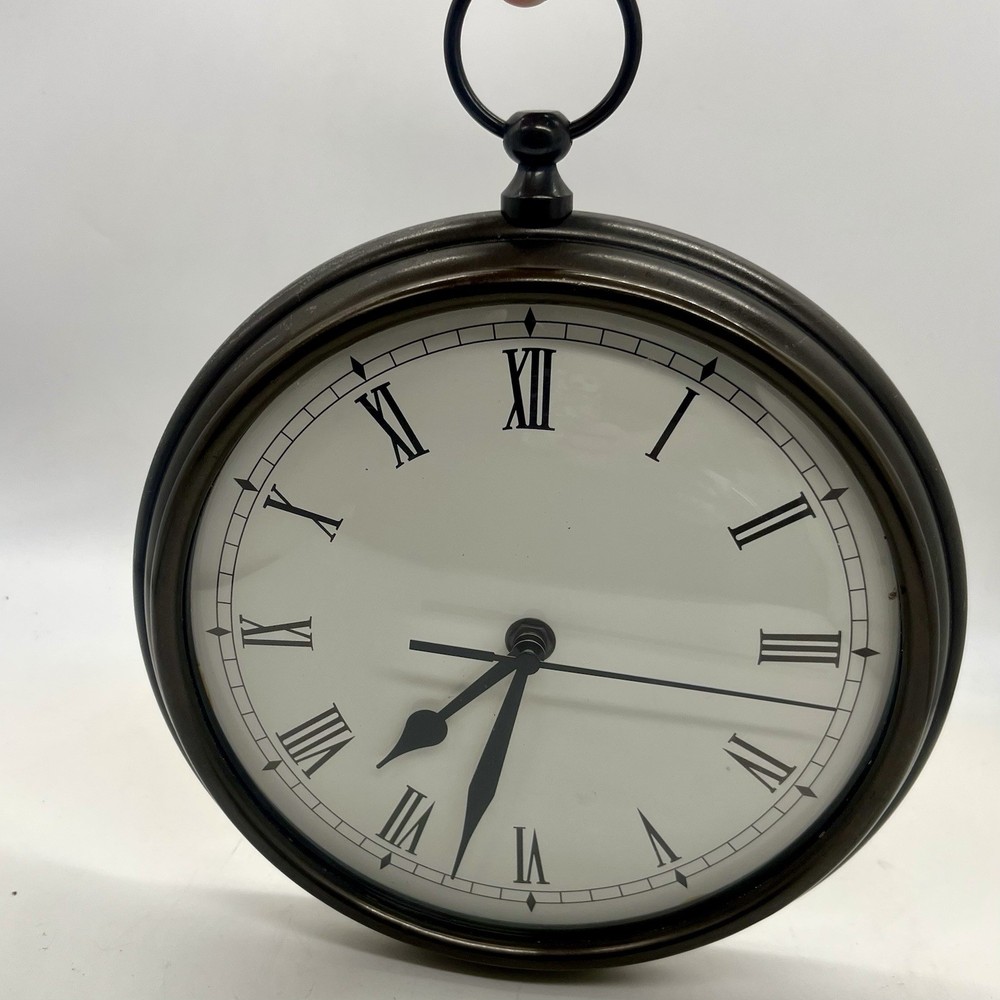 Pottery Barn Pocket Watch Style Hanging Table Clock - Untested