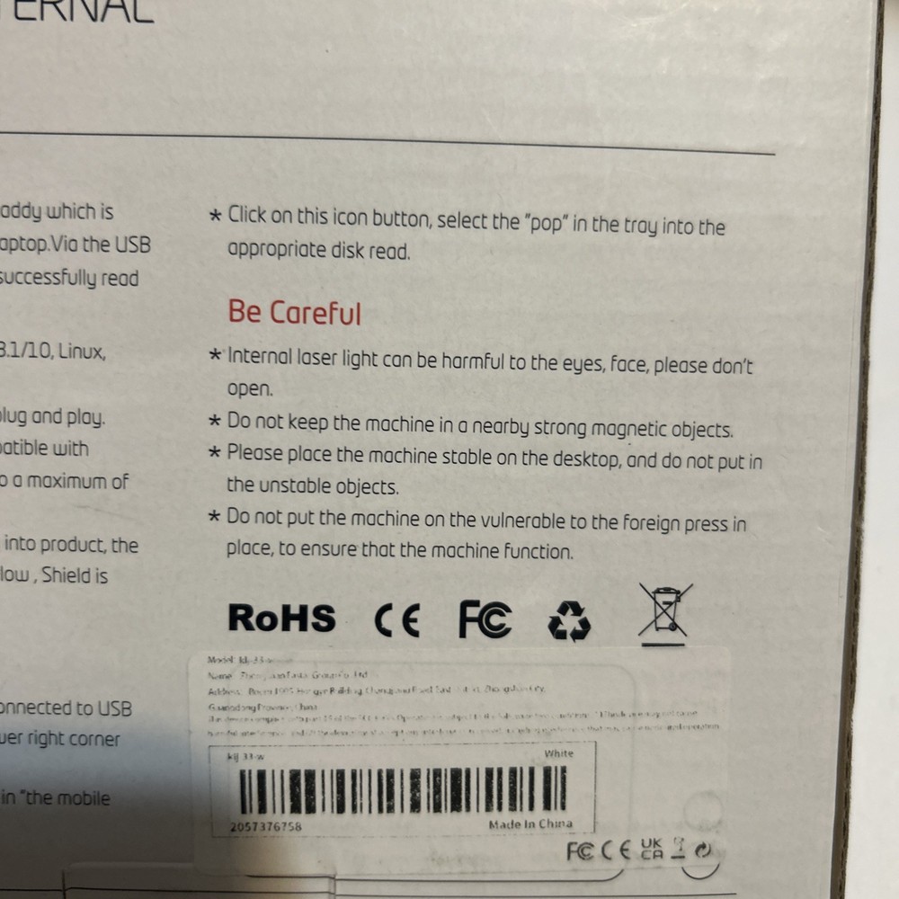 External DVD Optical Disc Driver USB 2.0 3.0 NEW